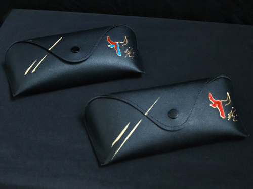 Étui à lunettes Noir Toro en cuir PU