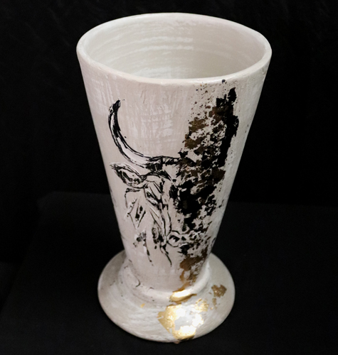 Vase artistique en céramique Toro