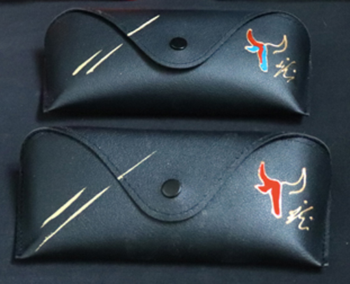 Étui à lunettes Noir Toro en cuir PU
