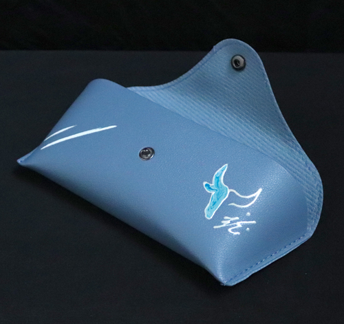 Étui à lunettes bleu Toro