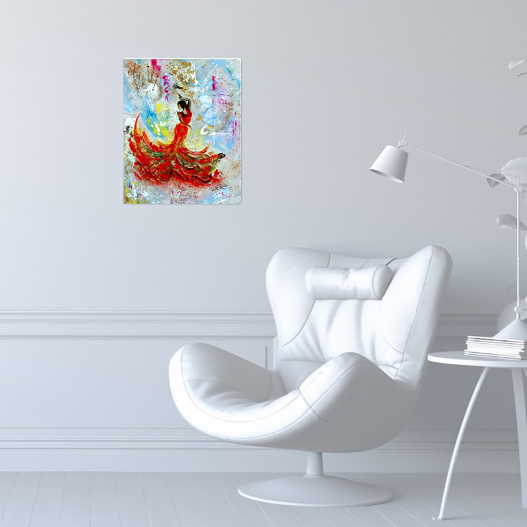 Tableau Danseuse Flamenco