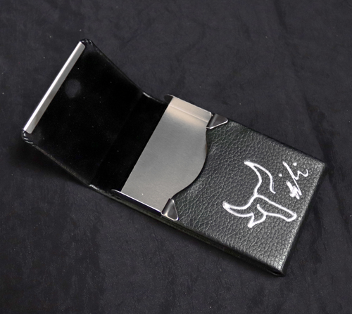 Étui porte-cartes de visite en cuir PU Toro