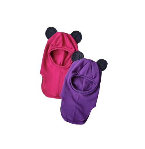 Rudeninis - pavasarinis šalmukas su teddy ausytėmis