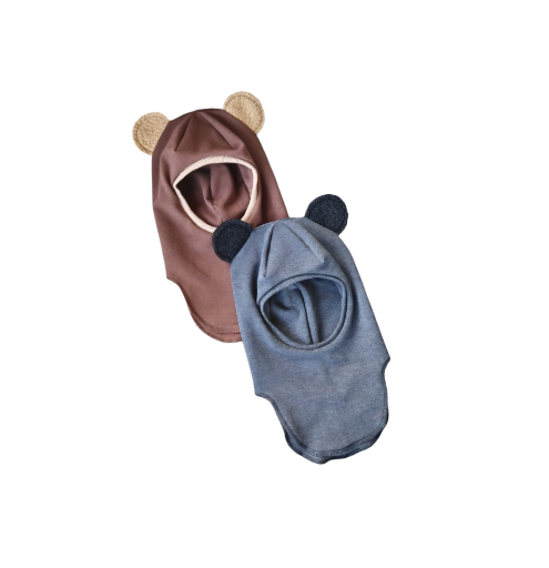 Rudeninis - pavasarinis šalmukas su teddy ausimis arba be jų