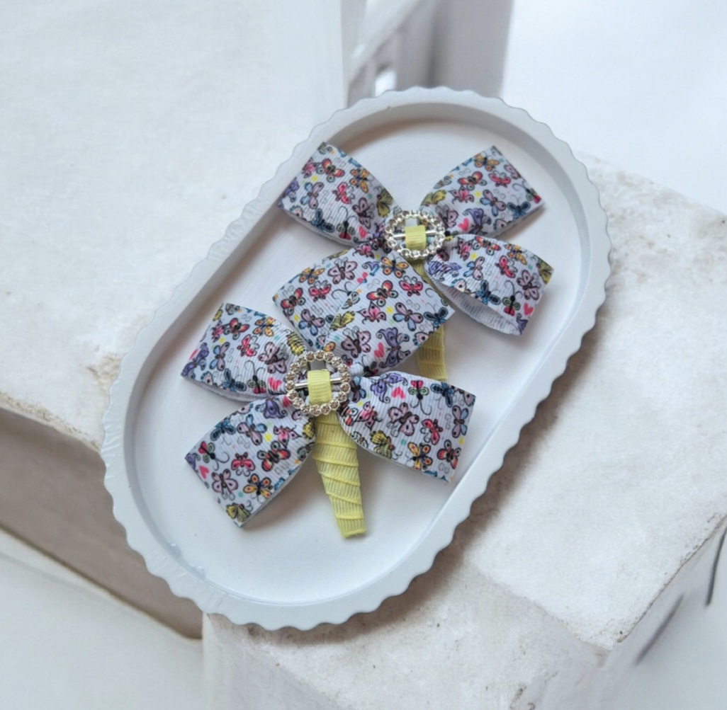 Žaismingi plaukų segtukai ir gumytės