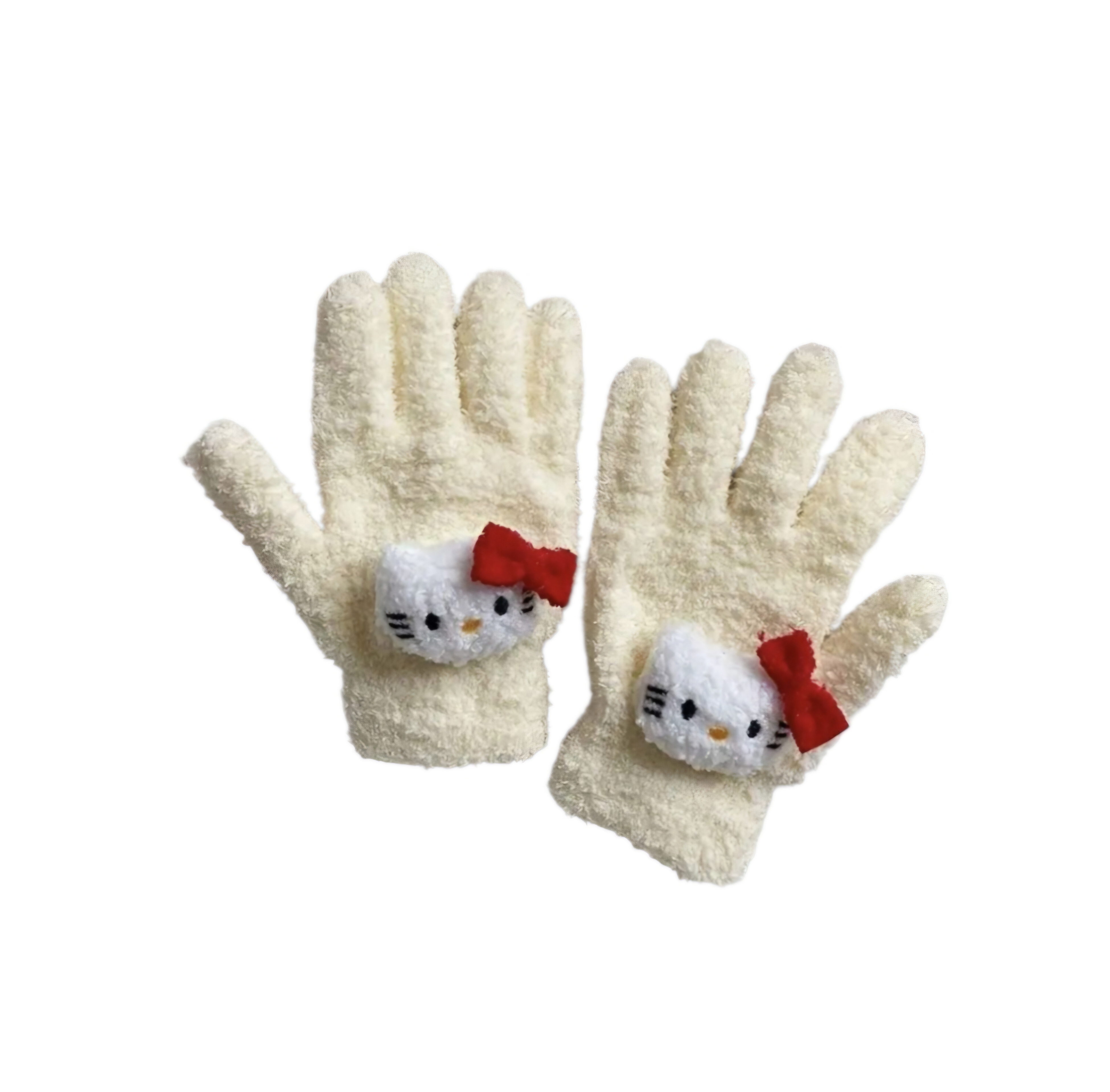 Vaikiškos pirštinės su Hello Kitty aplikacija