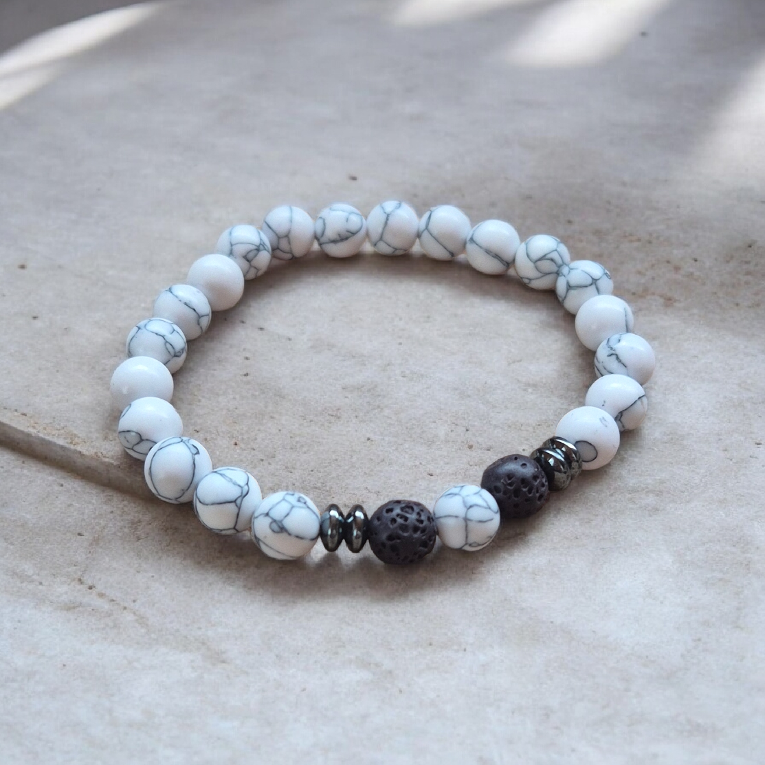 Apyrankės iš natūralaus akmens karoliukų