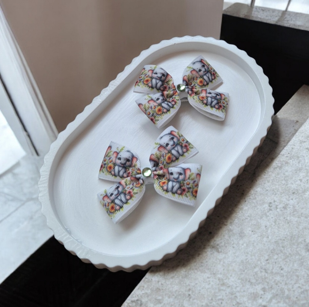 Žaismingi plaukų segtukai ir gumytės