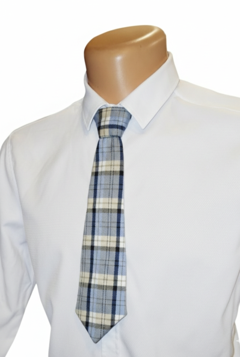 Kaklaraiščiai „Blue Check Tie“
