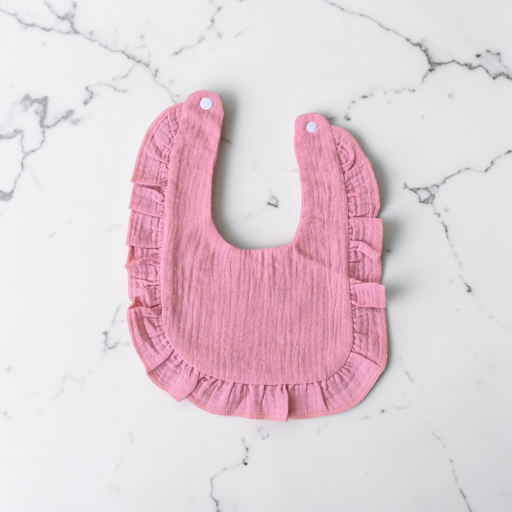 Vaikiška muslino kaklaskarė–seilinukas su spaudėmis, 100% medvilnė