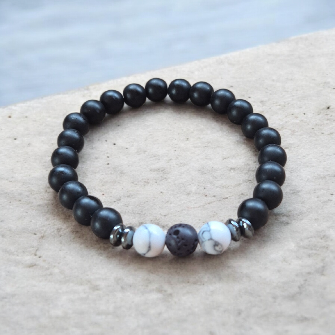 Apyrankės iš natūralaus akmens karoliukų