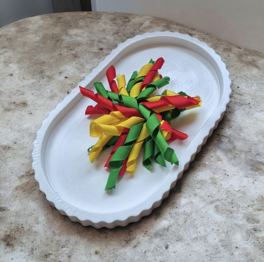 Vaikiškas plaukų segtukas su lietuviška trispalve – patriotiškas aksesuaras mergaitėms