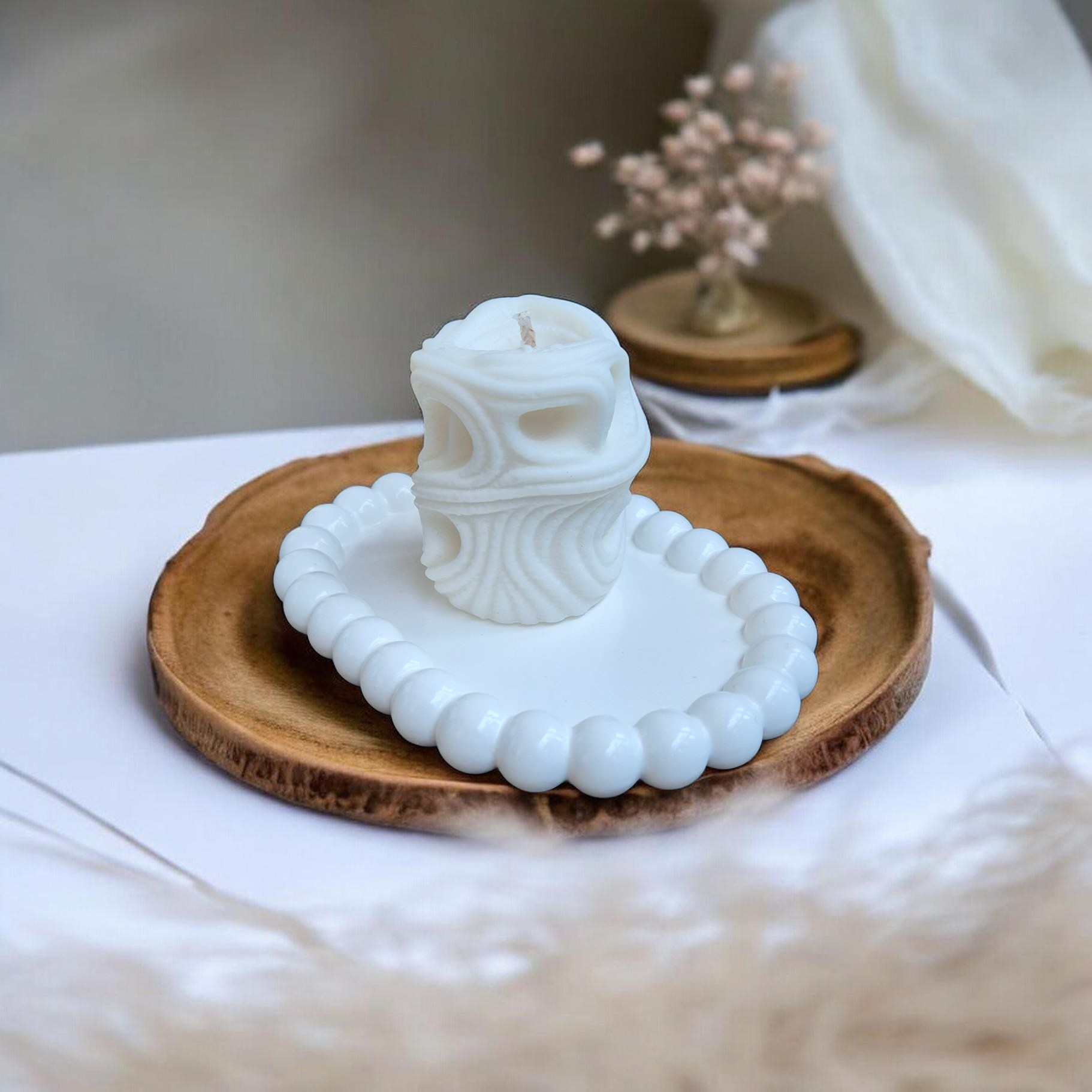 Sojų vaško žvakė „Pure Glow“ su medvilnine dagtimi