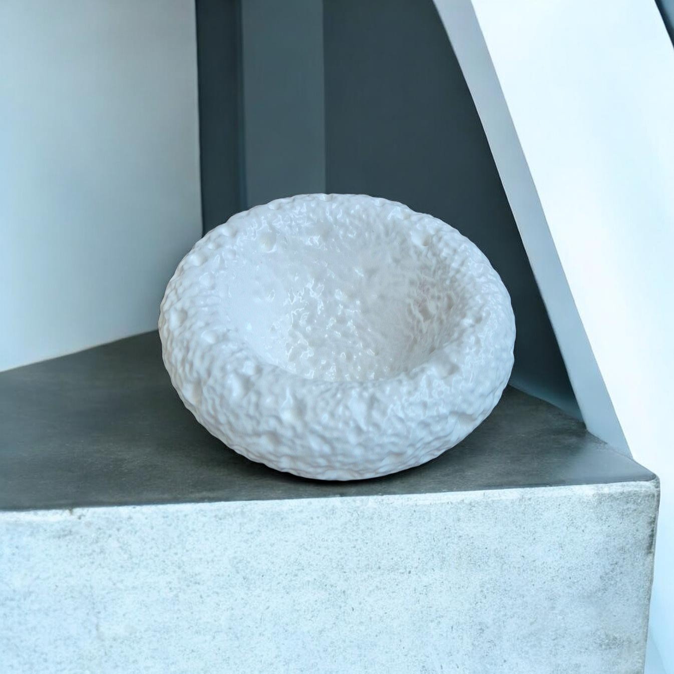 Gipso keramikos dubenėlis „Organic Stone“