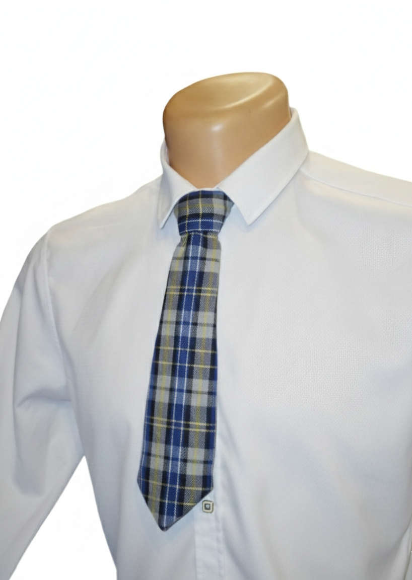 Kaklaraiščiai „Blue–Yellow Check Tie“