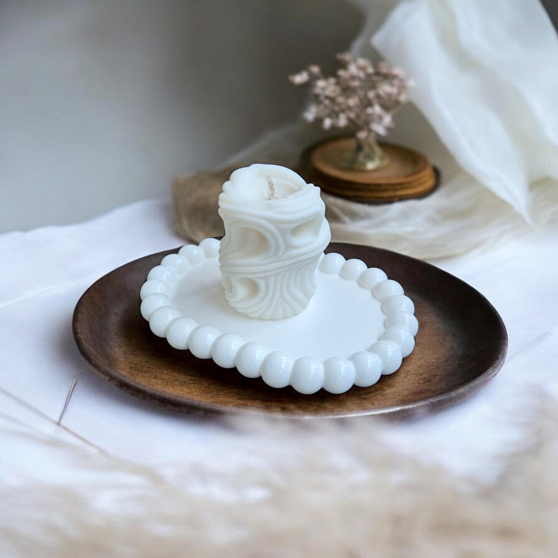 Sojų vaško žvakė „Pure Glow“ su medvilnine dagtimi