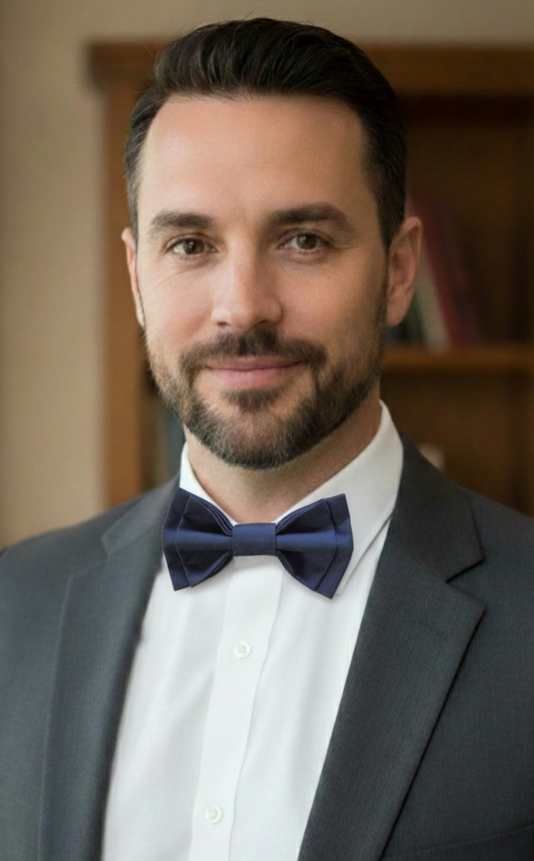 Tamsiai mėlyna peteliškė – „Dark Blue Classic Bow Tie“