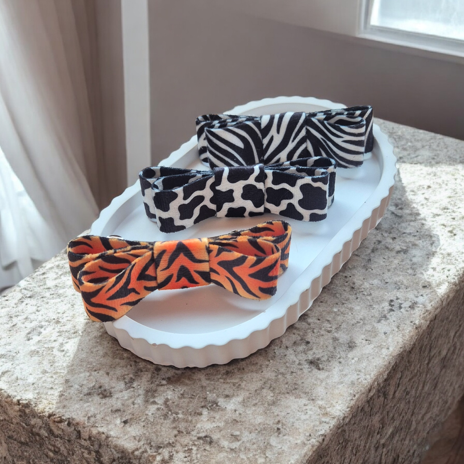 Gyvūnų raštų plaukų segtukai