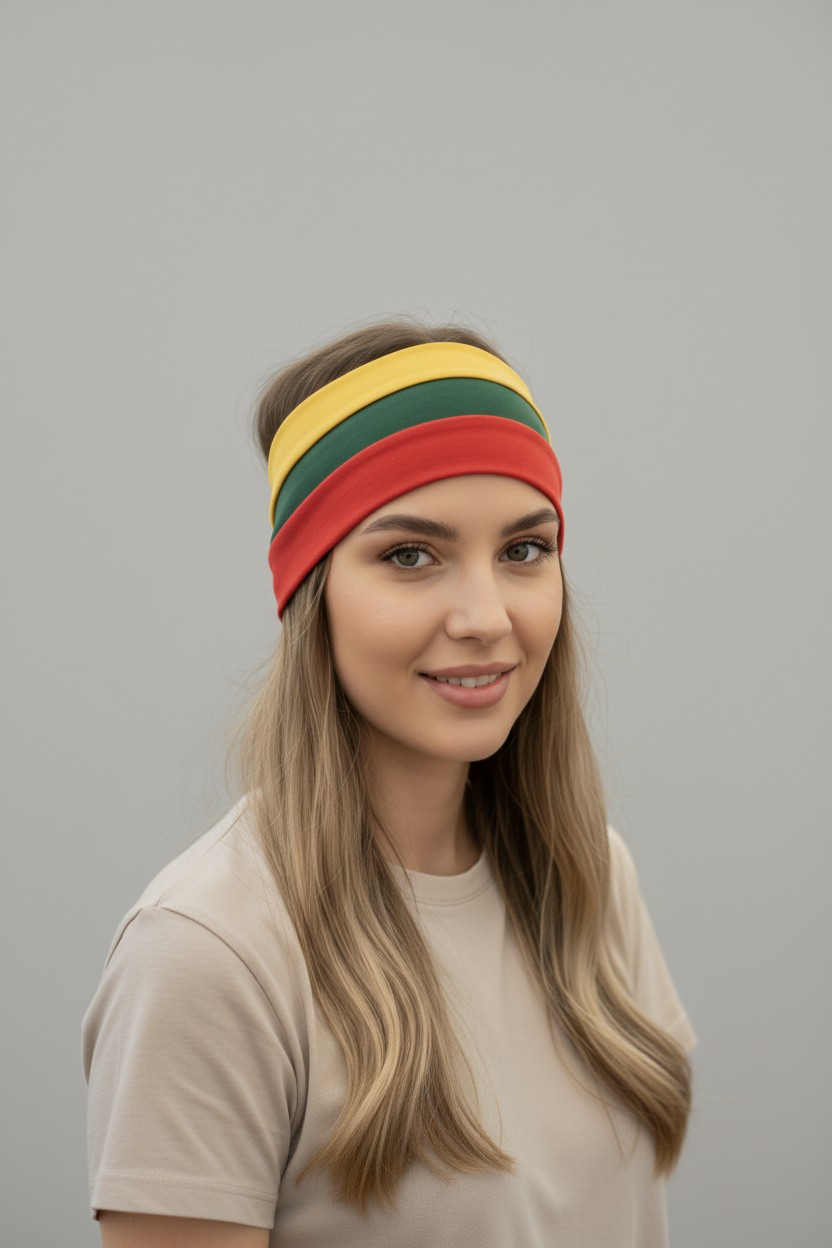 Lietuvos trispalvė galvajuostė