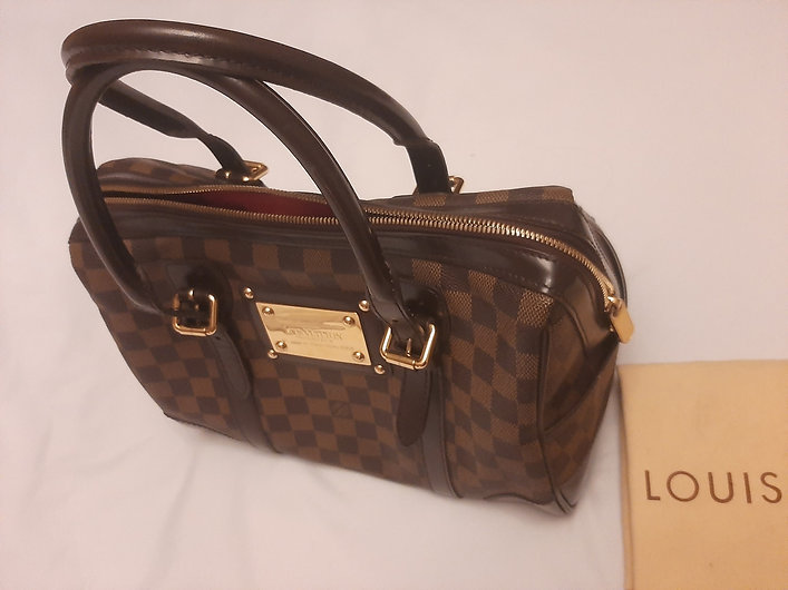 Authentic Louis Vuitton Damier Ebene Canvas Bag