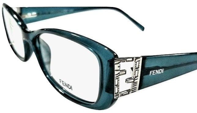 Authentic Women's Fendi Eyeglasses F976R 52-15-135 Ocean Blue