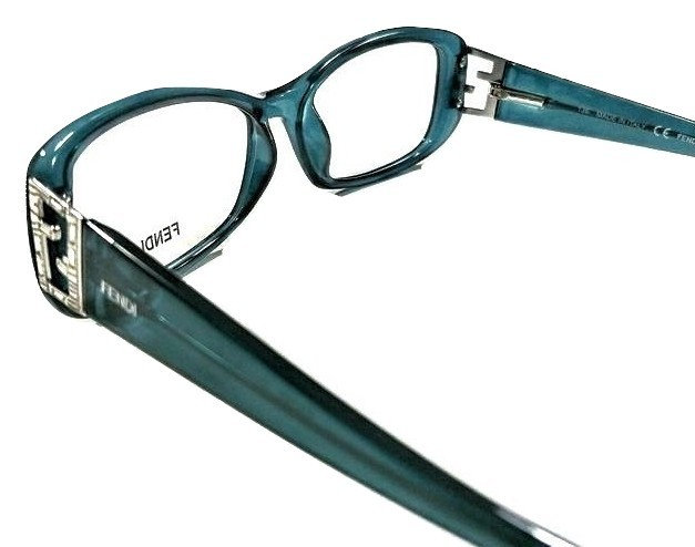 Authentic Women's Fendi Eyeglasses F976R 52-15-135 Ocean Blue