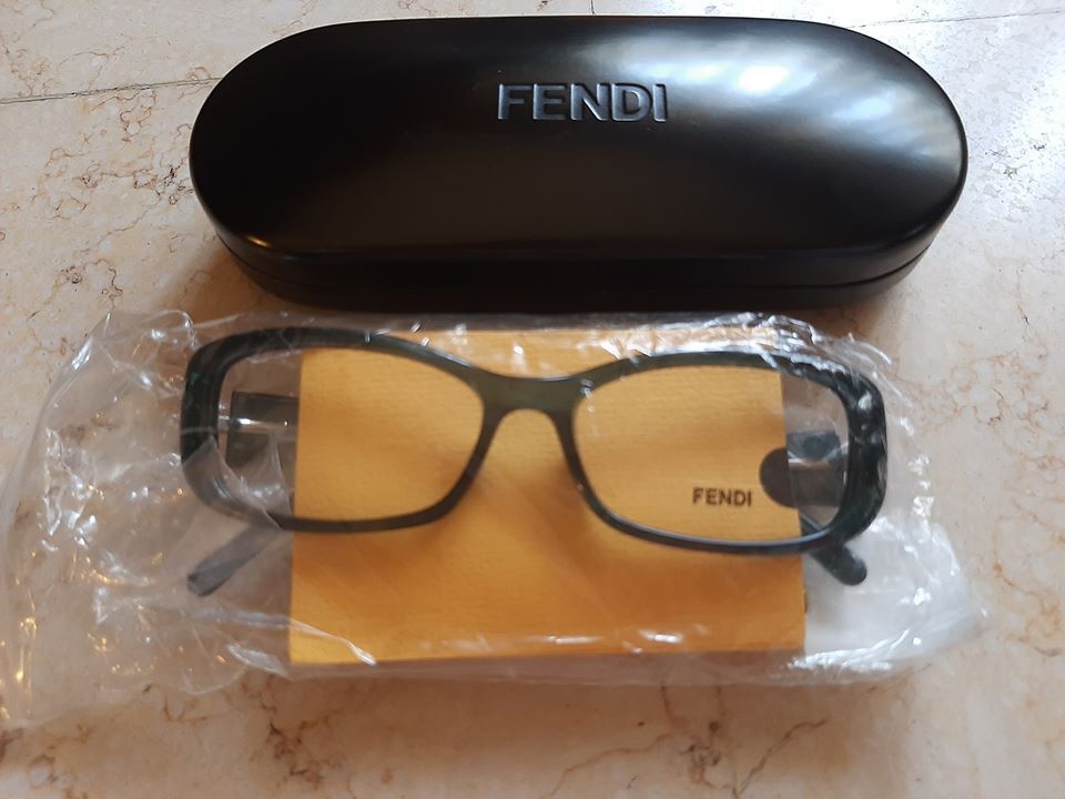 Authentic Women's Fendi Eyeglasses F976R 52-15-135 Ocean Blue