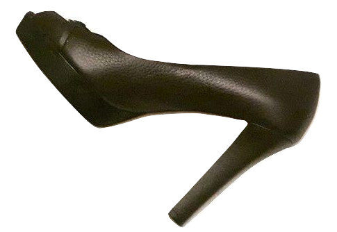 Authentic Gucci brown Leather Platform Pumps Sz 38.5