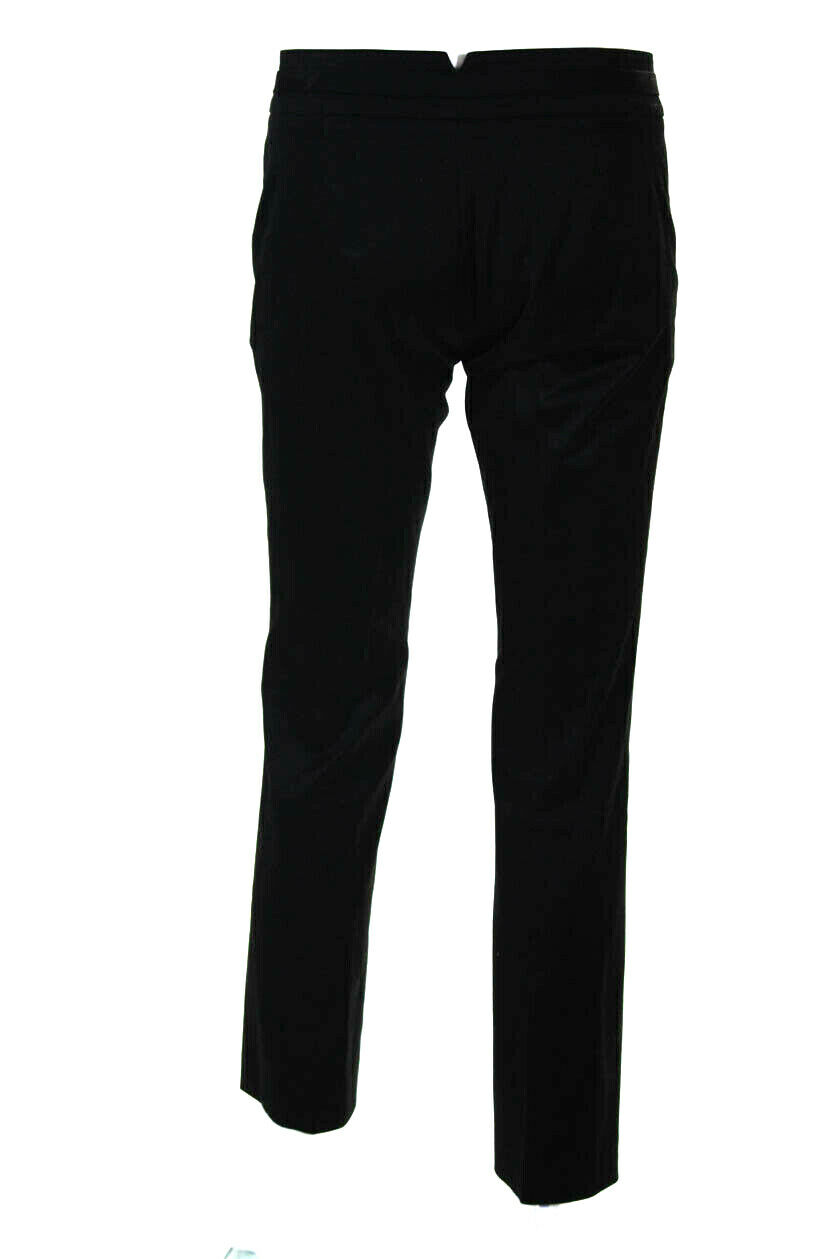 Authentic Gucci Black Cotton Bamboo Waist Detail Pants M retail