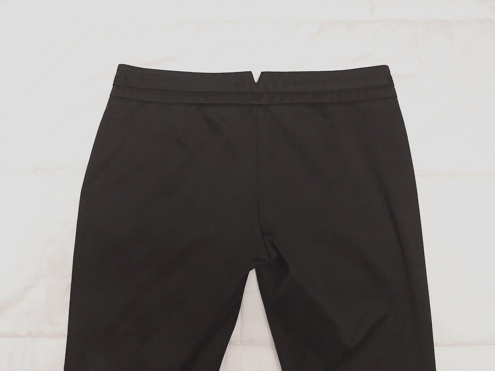 Authentic Gucci Black Cotton Bamboo Waist Detail Pants M retail