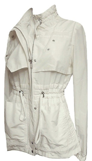  Authentic GUCCI Womens Cream lightweight Jacket size It 40 M 