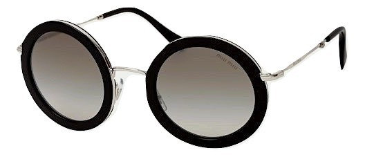 Authentic Miu Miu women's black sunglasses