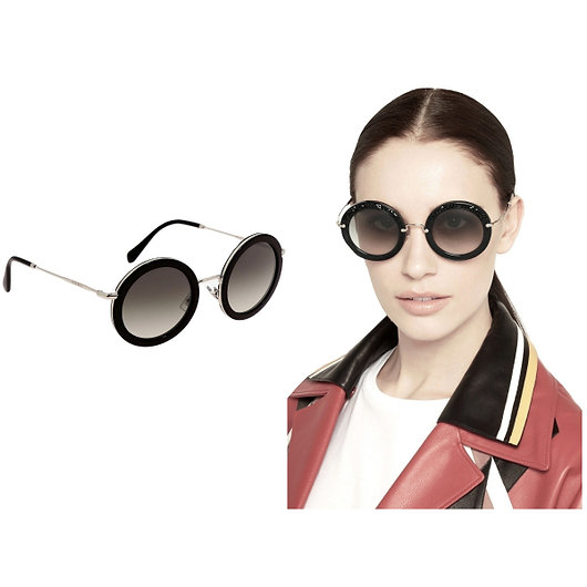 Authentic Miu Miu women's black sunglasses