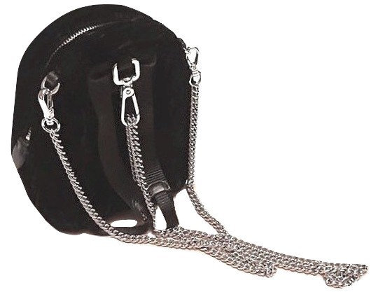 Authentic Miu Miu Mini Matelasse Black Velvet Backpack Crossbody Bag