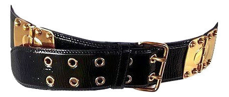 Authentic Miu Miu Black Leather Belt size 95. 