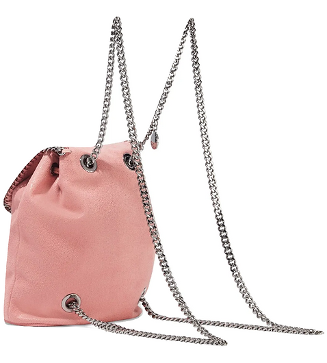 Authentic Stella Mccartney Falabella Shaggy Deer Mini pink Backpack