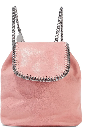 Authentic Stella Mccartney Falabella Shaggy Deer Mini pink Backpack