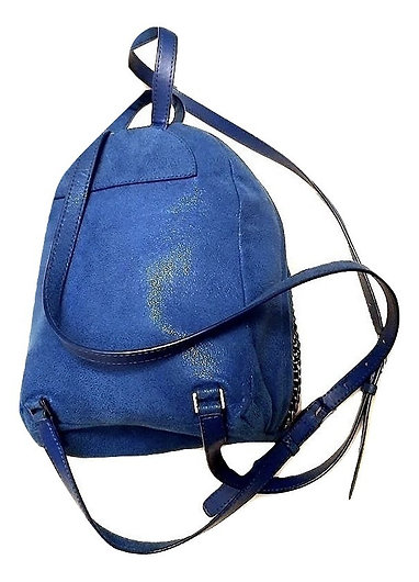 Authentic stella mccartney Falabella Mini blue Shaggy Deer Backpack