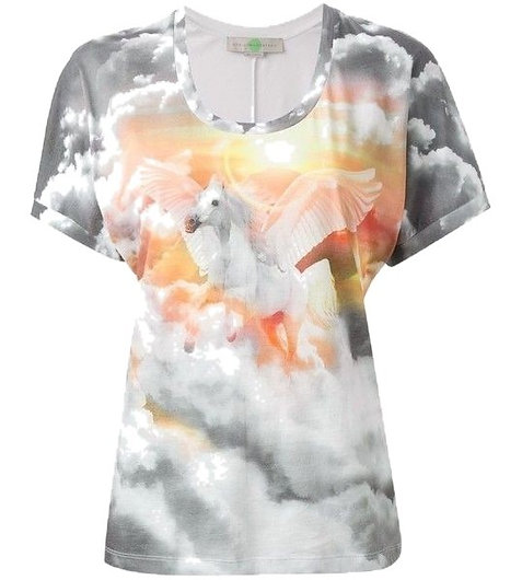 Authentic Stella McCartney Pegasus Print T-shirt SZ M