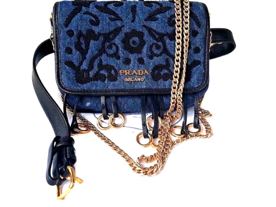 Authentic Prada Women's Belt & Cross Body bag