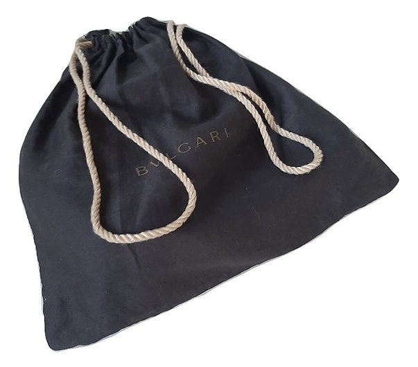 Authentic bvlgari black mini cross body bag