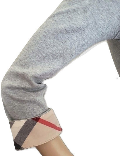  Authentic burberry Women's Scoop Neck Cotton Grey Tee Sz XS Item Information