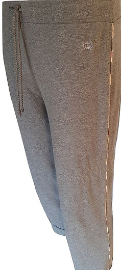 Authentic Burberry women's sweat cropped pants Gray SZ/ M