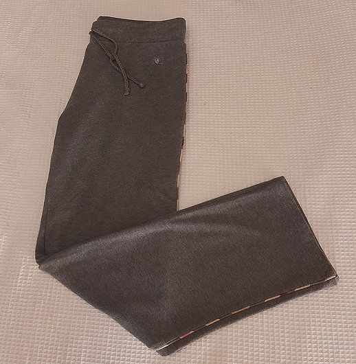 Authentic Burberry women's sweat cropped pants Gray SZ/ M