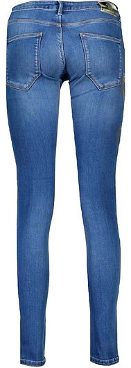 Authentic roberto cavalli women's skinny stretch blue jeans 42IT