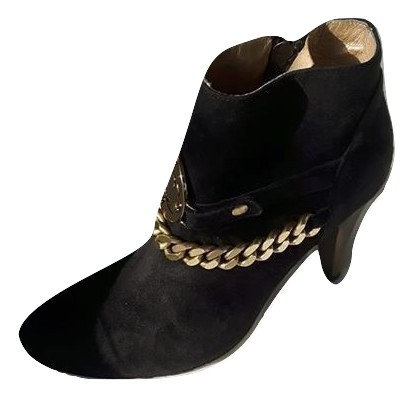 Authentic just cavalli Just Cavalli Black suede s Ankle Boot SZ 37