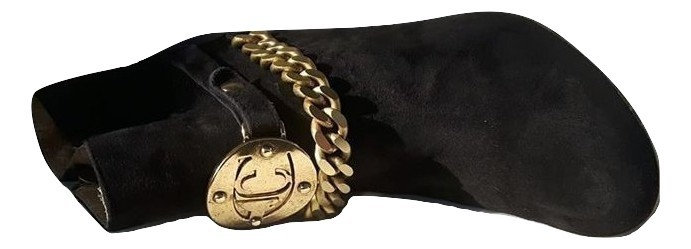 Authentic just cavalli Just Cavalli Black suede s Ankle Boot SZ 37