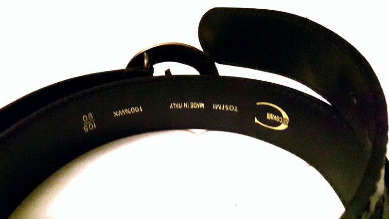 authentic vintage just cavalli women black belt size 90 cM/M