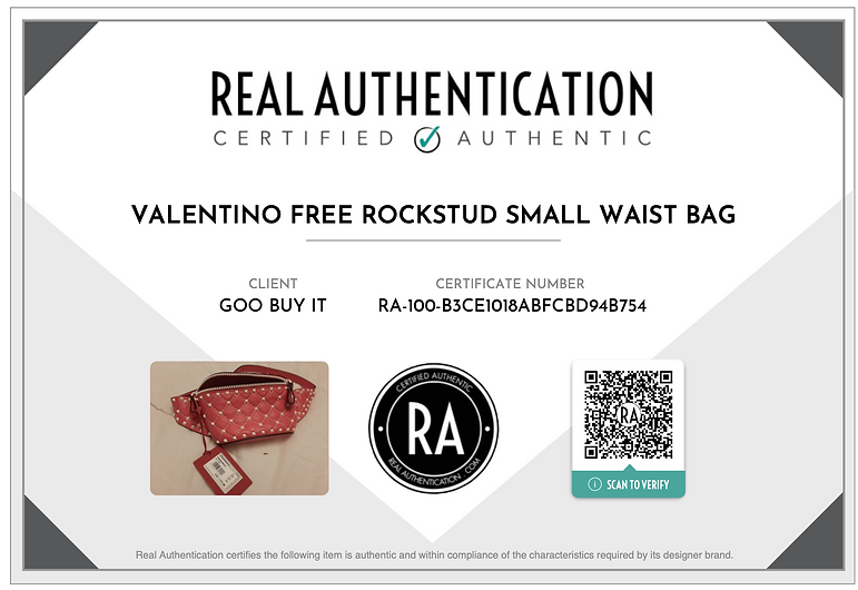  authentic Valentino Pink Belt Bag - Size Small