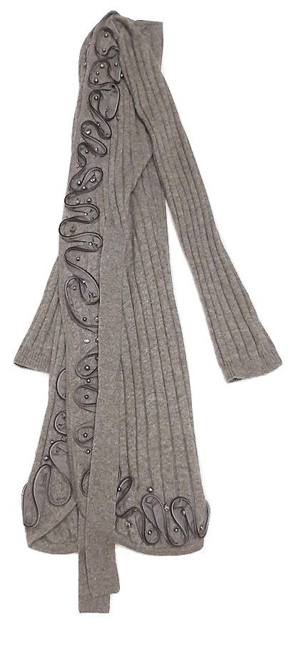Authentic roccobarorcco women's grey cardigan SZ M
